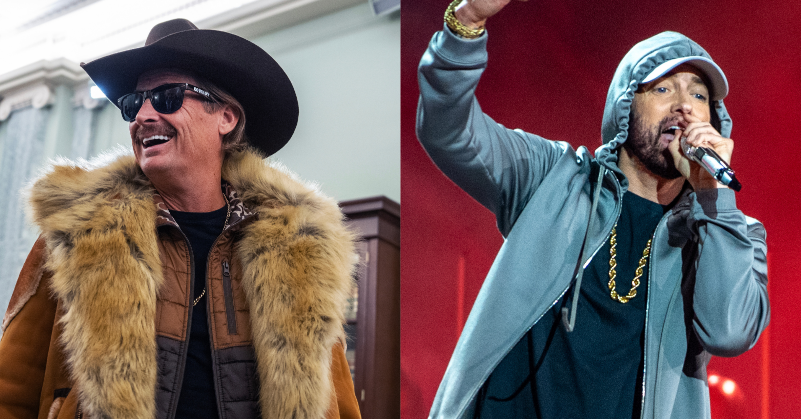 Kid Rock and Eminem have set aside their differences to collaborate on a new Christian song on Kid Rock's upcoming album.