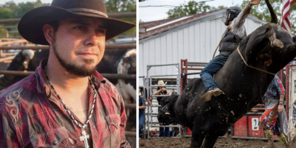 Bull rider Jason Blake Saylor