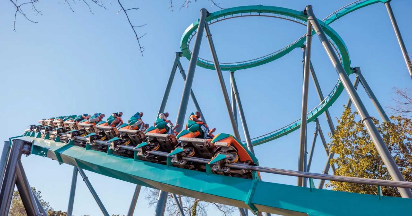 A passenger on a rollercoaster at Six Flags reportedly fell to his death mid-ride, with witnesses sharing what they observed of the horrific incident.