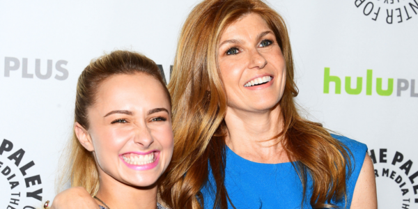 Connie Britton shares how Hayden Panettiere, her Nashville co-star, helped her through a "hard" time while working on the show