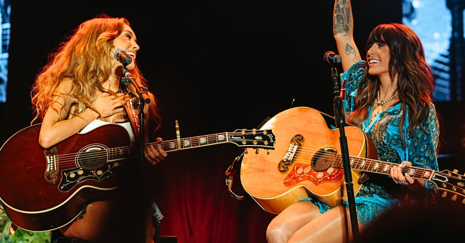 Ella Langley and country singer Laci Kaye Booth performed a captivating duet of Fleetwood Mac's "Dreams" while on tour together.
