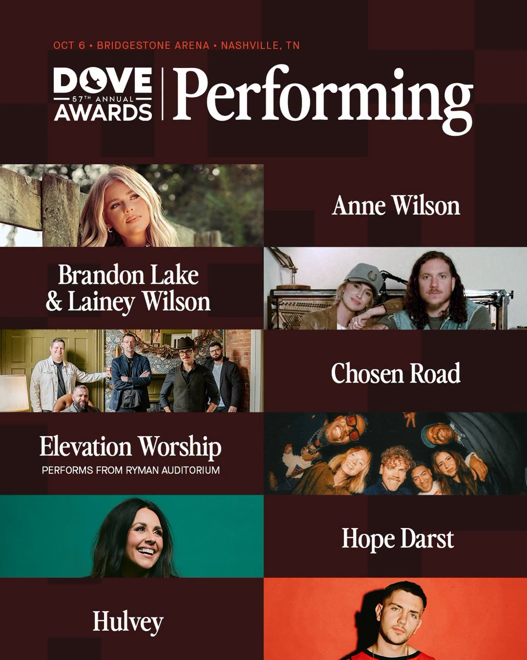 Performers for the GMA Dove Awards (Photo Credit: GMA DOve Awards / Facebook)