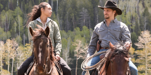 Ash Santos as Andrea and Luke Grimes as Kayce Dutton in Season 2 of Marshals, is there a romance between their characters are they a couple?