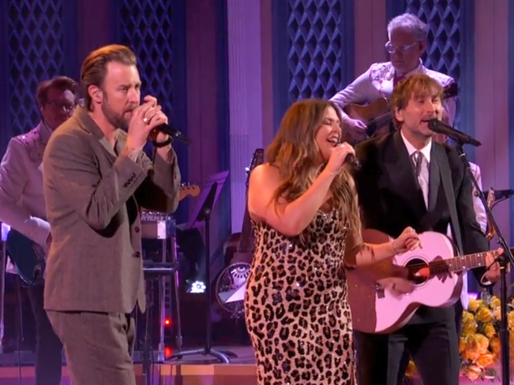 Lady A performs for Dolly Parton