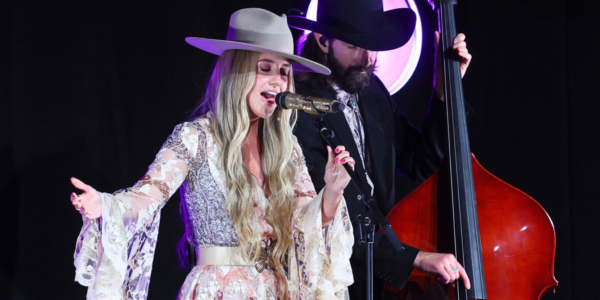 Lainey Wilson performs in honor of Taylor Swift at the Nashville Songwriter Hall of Fame induction ceremony