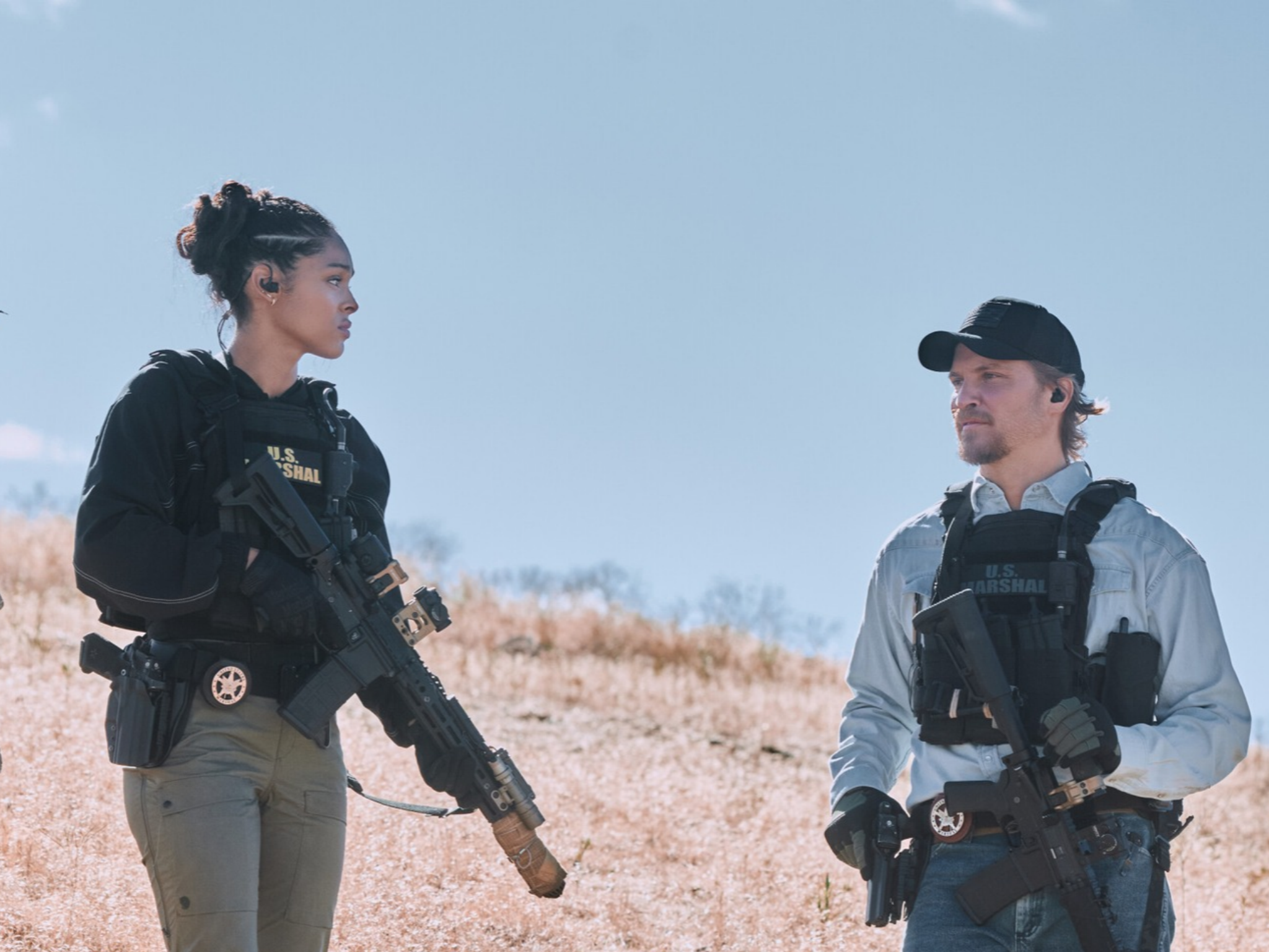 The episode of Marshals ends with a cliffhanger involving Kayce and Andrea