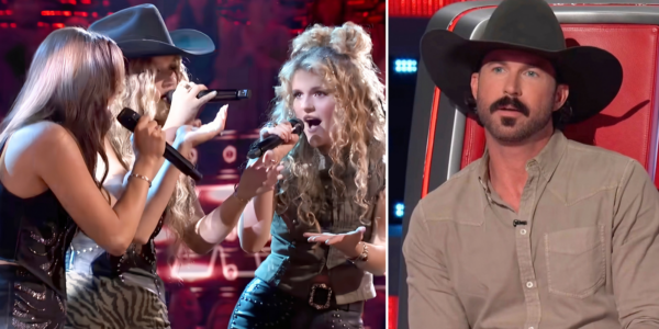 Riley Green had to choose a winner in the battle between Brandy Neelly and Ferryn & Brinkley when they sang Miranda Lambert's "Mama's Broken Heart" on The Voice