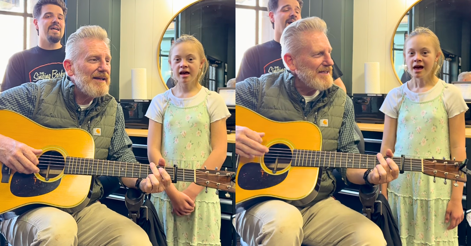 Rory Feek and Indy Feek