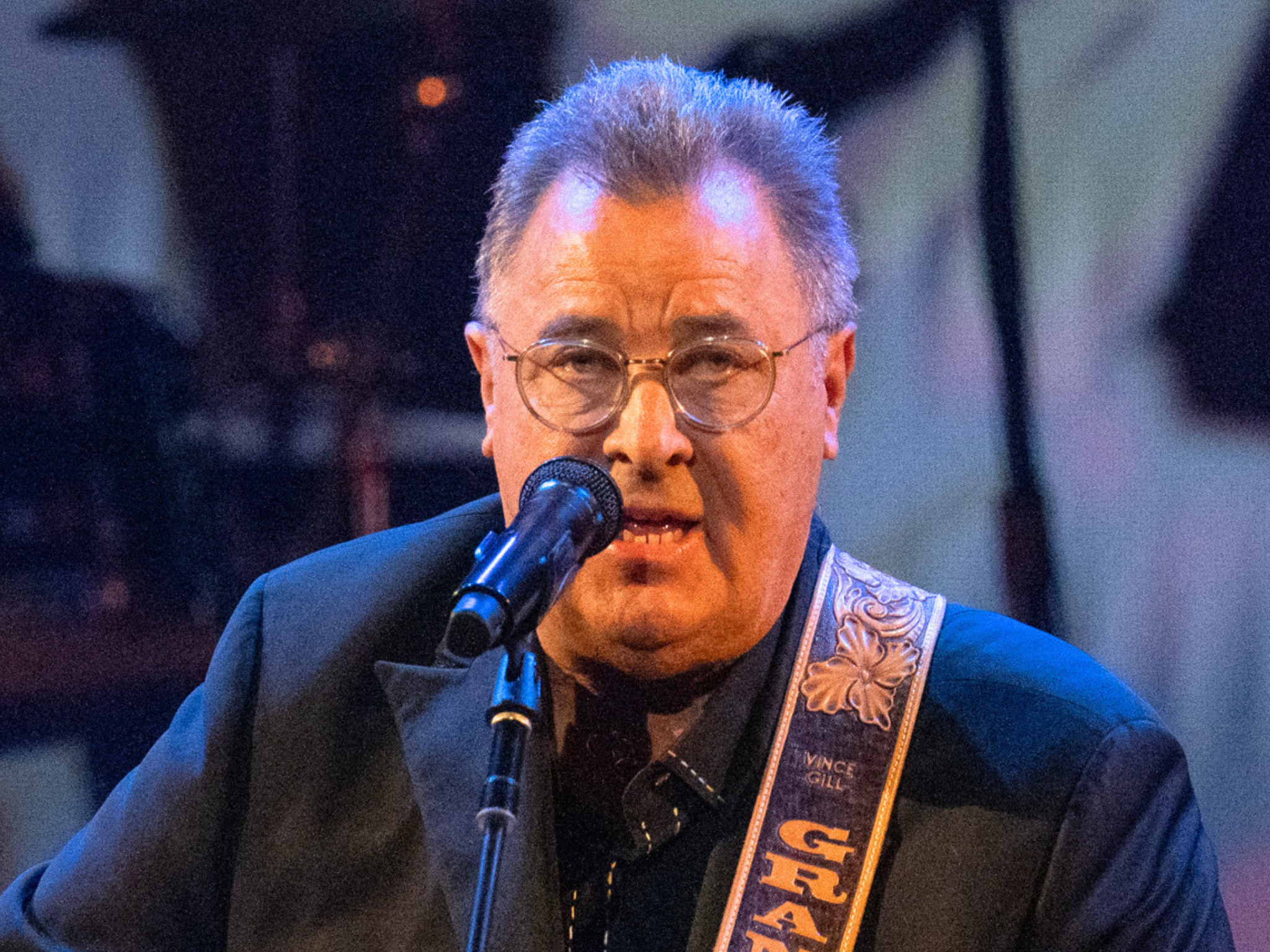 Vince Gill performs "A Few Old Memories" during the CMA's Dolly Parton tribute concert on October 21st