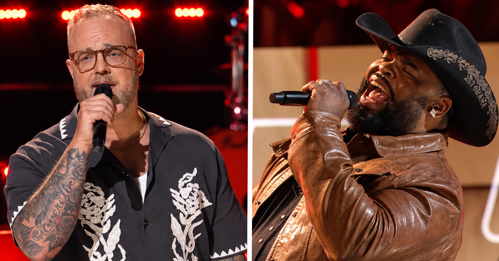 Two contestants from Queen Latifah's team wow with their "magical" harmonies